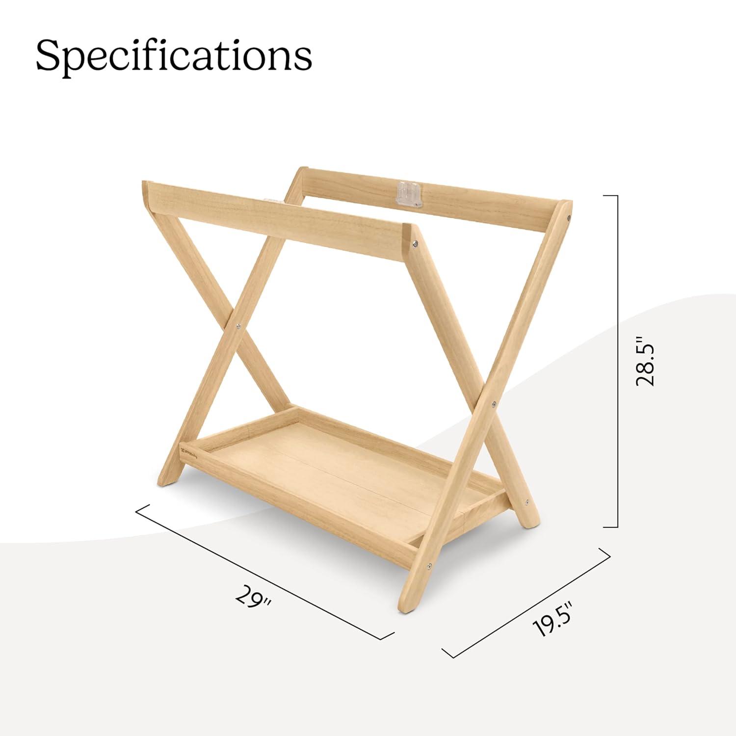 imageUPPAbaby Bassinet Stand Quick Secure Attachment NaturalNatural
