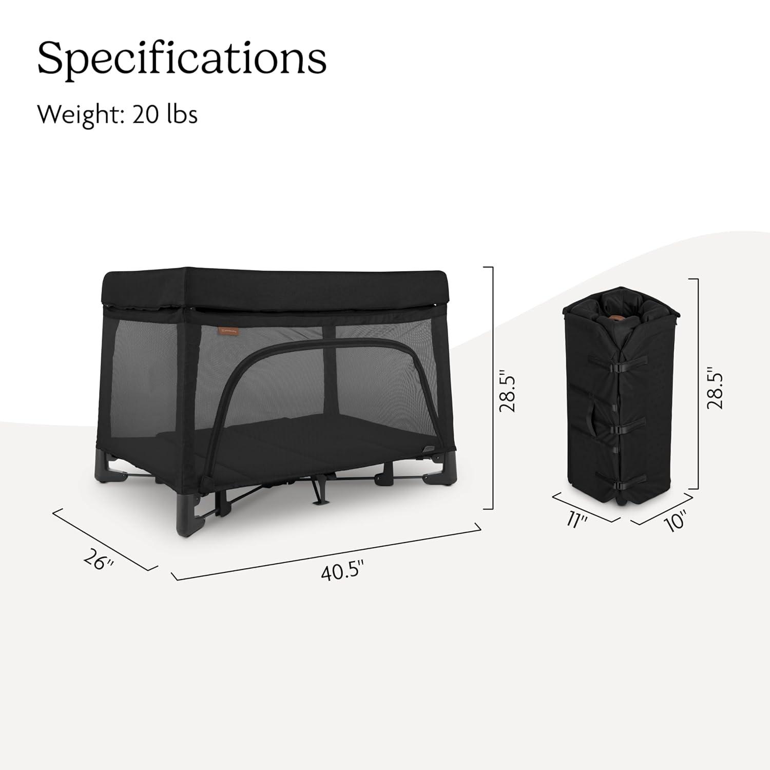 imageUPPAbaby Remi Playard Deluxe 3in1 Portable Playard Bedside Bassinet Travel Crib Mesh Bassinet Mattress Organic Cotton Mattress Cover Storage Bag Included Charlie Sand MlangeJake Charcoal