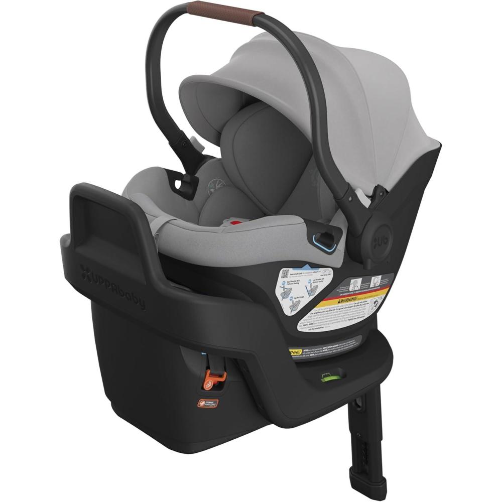 imageUPPAbaby Aria Lightweight Infant Car SeatJust Under 6 lbs for Easy PortabilityBase with Load Leg  Infant Insert IncludedDirect Stroller AttachmentAnthonyAnthony
