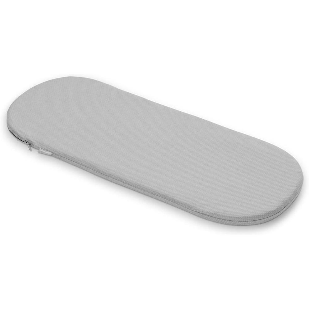 imageUPPAbaby Bassinet V3 Mattress CoverExtra Cover for Bassinets 2018LaterUltra Soft and ComfortableMachine WashableWhiteLight Grey