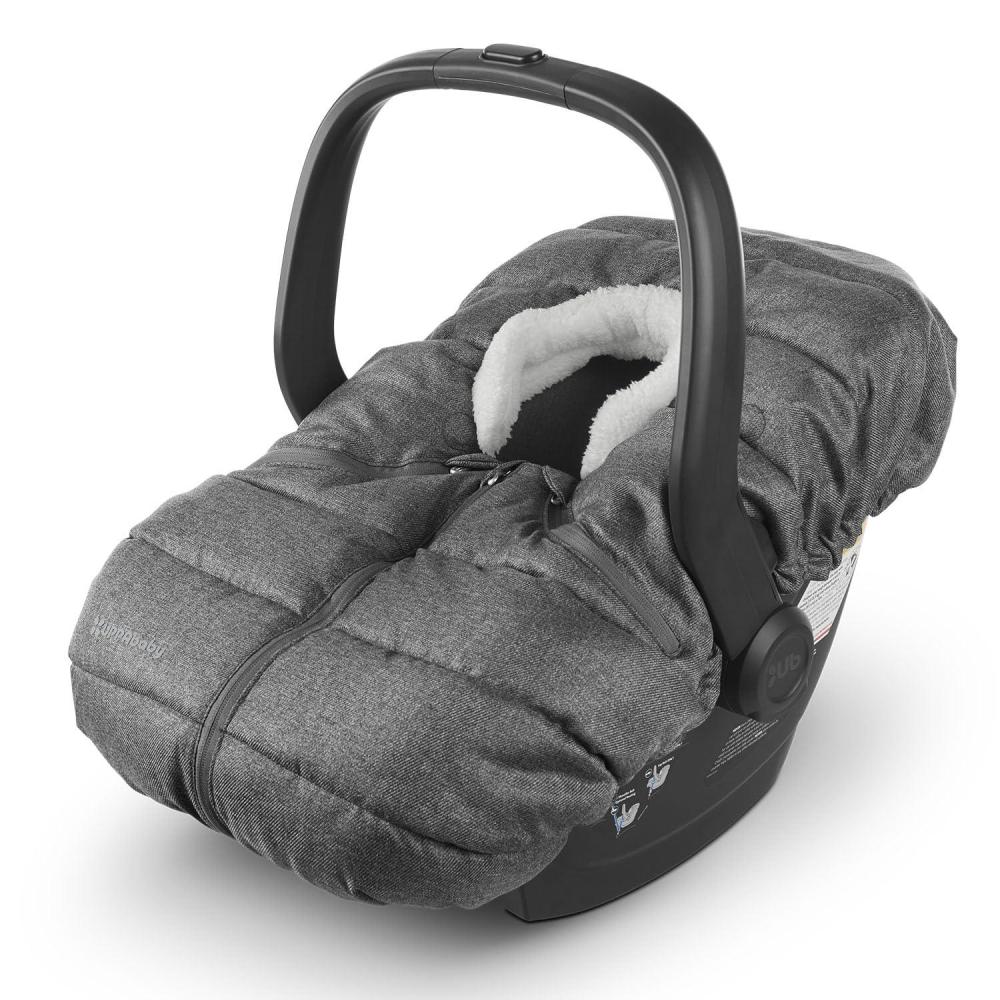 imageUPPAbaby CozyGanoosh for Aria and Mesa Infant Car Seat CarriersUltraPlush WeatherProofCharcoalCharcoal Mlange