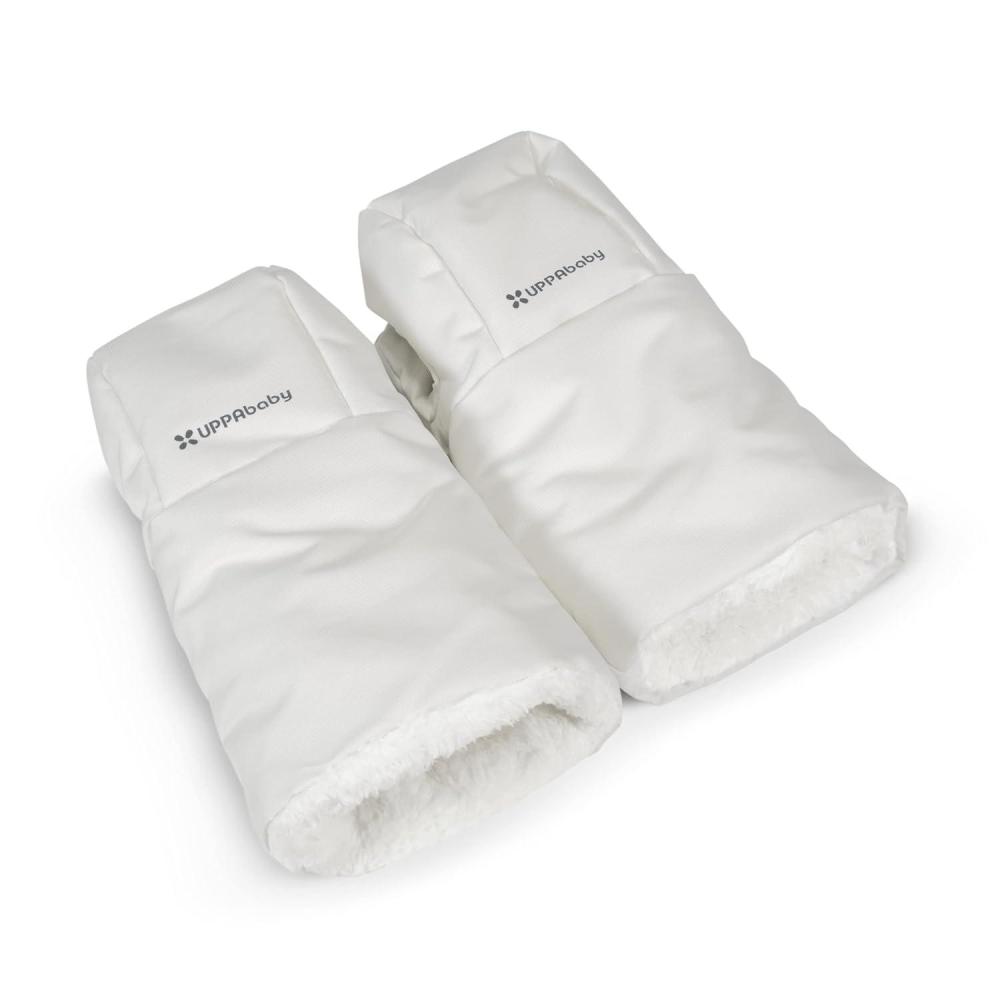 imageUPPAbaby CozyHandmuff  Easily Attaches to Stroller Handlebars  UltraPlush WeatherProof Hand Protection  Greyson Charcoal MlangeBryce White Marl