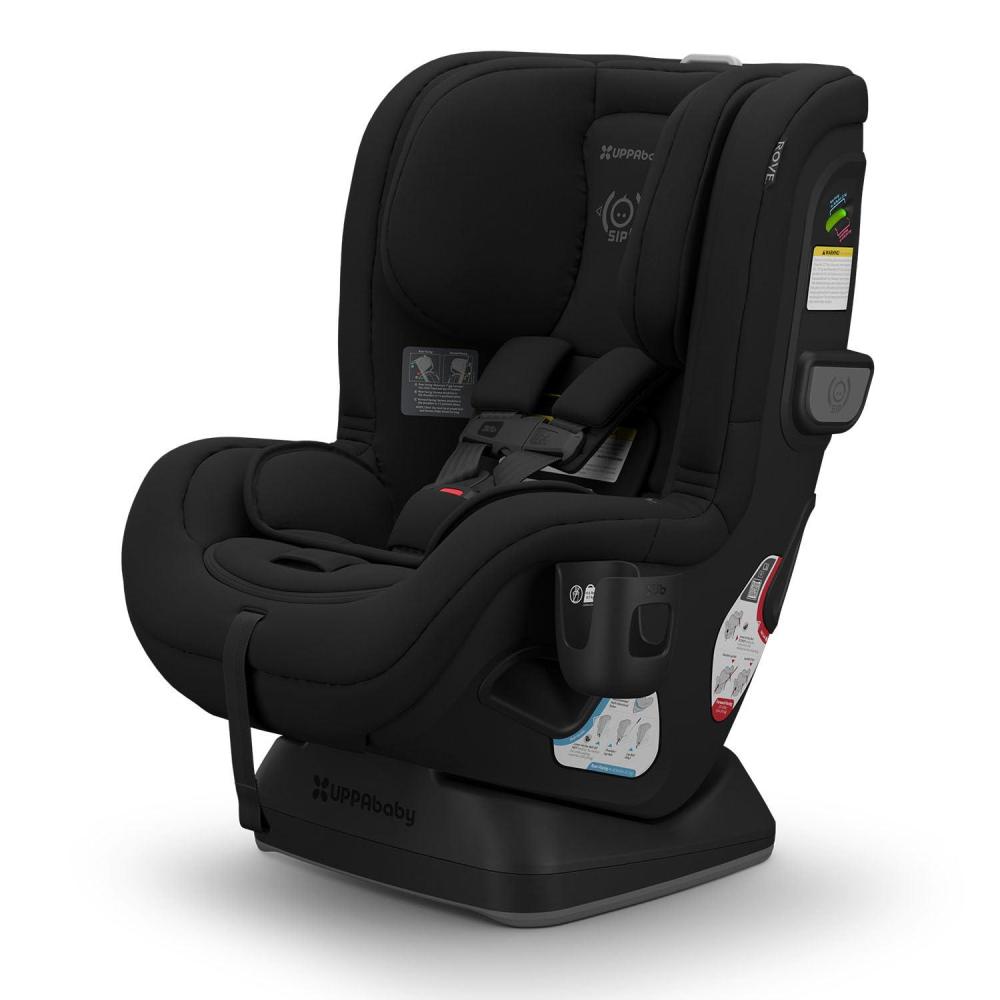 imageUPPAbaby Rove Convertible Car Seat  2in1 Rear  Forward Facing  Quick  Secure 3Step Install  Intuitive Safety Technology  Comfort Features  Cup Holder Included  Jake Black MlangeJake Black Mlange