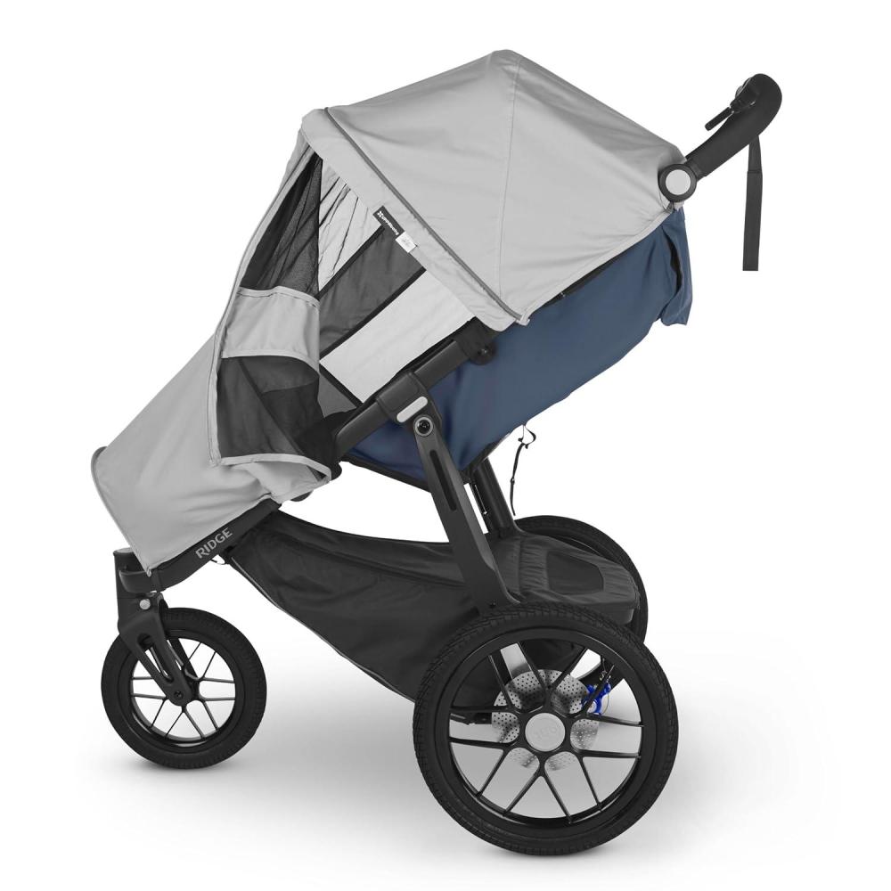 imageUPPAbaby Sun and Bug Shield for Ridge StrollerUPF 50 Wind and Insect ProtectionVentilated DesignQuick AttachmentEasy Access to Child