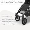 UPPAbaby All-Terrain Wheels for Vista, Vista V2 and Vista V3 Stroller – Durable for Snow & Cobblestones – Quick Attachment – Includes Four, Never-Flat Wheels & Storage Bag