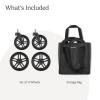 UPPAbaby All-Terrain Wheels for Vista, Vista V2 and Vista V3 Stroller – Durable for Snow & Cobblestones – Quick Attachment – Includes Four, Never-Flat Wheels & Storage Bag
