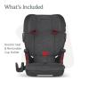 UPPAbaby Alta V2 High Back Booster Seat/Seven-Position, Active Support Headrest for Growing Children/SecureFit Integrated Belt Guide + Positioner/Cup Holder Included/Kavneer (Almond Mélange)(Charcoal Mélange)