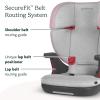 UPPAbaby Alta V2 High Back Booster Seat/Seven-Position, Active Support Headrest for Growing Children/SecureFit Integrated Belt Guide + Positioner/Cup Holder Included/Kavneer (Almond Mélange)(Grey mélange)