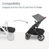 UPPAbaby Basket Cover for Vista V2 and Vista V3 Strollers – Protects and Conceals Belongings – Easy Attachment and Access – Water-Resistant Material