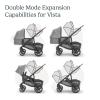 UPPAbaby Car Seat Adapter for Maxi-Cosi, Nuna and Cybex – Compatible with Vista V2, Vista V3, Cruz, Cruz V2, Cruz V3 – Quick + Secure Attachment – 1 Pair(5.5×2.5×8.25 Inch (Pack of 4))