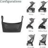 UPPAbaby Carry-All Parent Organizer / Fits on Vista, Cruz, Minu, Minu Duo, G-Series Strollers / Secure Zippered Pocket + Beverage Compartments(1 Count (Pack of 1))