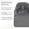 UPPAbaby Ciro High Chair/Sleek, Easy-to-Clean Design/Perfect-Fit Tray to Bring Baby to Table/Patent-Pending Harness/Dual-Position, 180-Degree Rotating Footrest/Chloe (Grey/Rubberwood)(Jake)