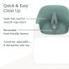 UPPAbaby Ciro High Chair/Sleek, Easy-to-Clean Design/Perfect-Fit Tray to Bring Baby to Table/Patent-Pending Harness/Dual-Position, 180-Degree Rotating Footrest/Chloe (Grey/Rubberwood)(Emrick)