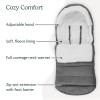 UPPAbaby Cozy V2 Bundle, Includes CozyGanoosh 2-in-1 Seasonal Footmuff and CozyHandmuff, Easily Attaches to Stroller, Ultra-Plush Zip-Out Liner, Weather-Repellent – Greyson (Charcoal Mélange)(Greyson (Charcoal Mélange))