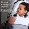 UPPAbaby CozyGanoosh Luxe 2-in-1 Footmuff – Fits Strollers + RumbleSeat – Ultra-Plush with Zip-Out Liner, All-Season Weatherproof Cover – Lyla (Onyx Nylon)(Gwen (Green Mélange))
