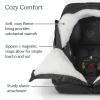 UPPAbaby CozyGanoosh for Aria and Mesa Infant Car Seat Carriers/Ultra-Plush, Weather-Proof/Charcoal(Charcoal)