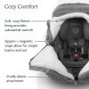 UPPAbaby CozyGanoosh for Aria and Mesa Infant Car Seat Carriers/Ultra-Plush, Weather-Proof/Charcoal(Charcoal Mélange)