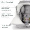 UPPAbaby CozyGanoosh for Aria and Mesa Infant Car Seat Carriers/Ultra-Plush, Weather-Proof/Charcoal(Light Grey)