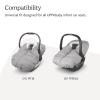 UPPAbaby CozyGanoosh for Aria and Mesa Infant Car Seat Carriers/Ultra-Plush, Weather-Proof/Charcoal(Light Grey)