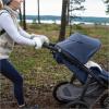 UPPAbaby CozyHandmuff – Easily Attaches to Stroller Handlebars – Ultra-Plush, Weather-Proof Hand Protection – Greyson (Charcoal Mélange)(Bryce (White Marl))