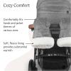 UPPAbaby CozyHandmuff – Easily Attaches to Stroller Handlebars – Ultra-Plush, Weather-Proof Hand Protection – Greyson (Charcoal Mélange)(Declan (Oat Mélange))