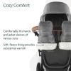 UPPAbaby CozyHandmuff – Easily Attaches to Stroller Handlebars – Ultra-Plush, Weather-Proof Hand Protection – Greyson (Charcoal Mélange)(Greyson (Charcoal Mélange))