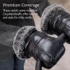 UPPAbaby CozyHandmuff – Easily Attaches to Stroller Handlebars – Ultra-Plush, Weather-Proof Hand Protection – Greyson (Charcoal Mélange)(Lyla (Onyx Nylon))