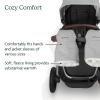 UPPAbaby CozyHandmuff – Easily Attaches to Stroller Handlebars – Ultra-Plush, Weather-Proof Hand Protection – Greyson (Charcoal Mélange)(Stella (Grey Mélange))