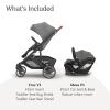 UPPAbaby Cruz V3 Stroller + Mesa V3 Car Seat Travel System Combo – Toddler Seat, Bumper Bar, Bug and Rain Shields, Car Seat Base, and Infant Insert Included – Greyson (Charcoal Mélange)(Greyson (Charcoal Mélange))