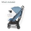 UPPAbaby G-Luxe Umbrella Stroller/Lightweight Design for Easy Travel/One-Step Fold + Recline/XL Basket + Canopy/Cup Holder Included/Greyson (Charcoal Mélange/Carbon Frame)(Charlotte)