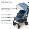 UPPAbaby G-Luxe Umbrella Stroller/Lightweight Design for Easy Travel/One-Step Fold + Recline/XL Basket + Canopy/Cup Holder Included/Greyson (Charcoal Mélange/Carbon Frame)(Charlotte)