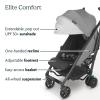 UPPAbaby G-Luxe Umbrella Stroller/Lightweight Design for Easy Travel/One-Step Fold + Recline/XL Basket + Canopy/Cup Holder Included/Greyson (Charcoal Mélange/Carbon Frame)(Greyson)