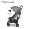 UPPAbaby G-Luxe Umbrella Stroller/Lightweight Design for Easy Travel/One-Step Fold + Recline/XL Basket + Canopy/Cup Holder Included/Greyson (Charcoal Mélange/Carbon Frame)(Greyson)
