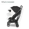 UPPAbaby G-Luxe Umbrella Stroller/Lightweight Design for Easy Travel/One-Step Fold + Recline/XL Basket + Canopy/Cup Holder Included/Greyson (Charcoal Mélange/Carbon Frame)(Jake)