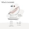 UPPAbaby Mamaroo Smart Swing – Customizable Soothing Modes with MotionSync Technology – Infant Recline + Bluetooth Enabled – Included Newborn Insert – Charlie (Sand Mélange)(Charlie (Sand Mélange))
