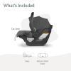 UPPAbaby Mesa V2 Infant Car Seat/Easy Installation/Innovative SmartSecure Technology/Base + Robust Infant Insert Included/Direct Stroller Attachment/Greyson (Charcoal Mélange)(Greyson)