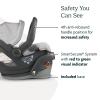 UPPAbaby Mesa V2 Infant Car Seat/Easy Installation/Innovative SmartSecure Technology/Base + Robust Infant Insert Included/Direct Stroller Attachment/Greyson (Charcoal Mélange)(Stella)