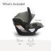 UPPAbaby Mesa V3 Infant Car Seat – Easy Installation + SmartSecure Technology – Attaches to Stroller | Base + Infant Insert Included – Jake (Charcoal)(Evelyn (Meadow Green))