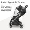 UPPAbaby Minu V3 Rain Shield – Waterproof and Windproof Coverage – Ventilated Design – Quick Attachment – Easy Access to Child