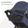 UPPAbaby Parent Console for Ridge Stroller/Secure Zippered Pocket + Beverage Compartments/Touch Screen Phone Pocket