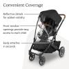 UPPAbaby Performance Rain Shield for Cruz V3 – Waterproof and Windproof Coverage – Ventilated Design – Quick Attachment – Easy Access to Child