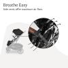 UPPAbaby Performance Rain Shield for Cruz V3 – Waterproof and Windproof Coverage – Ventilated Design – Quick Attachment – Easy Access to Child
