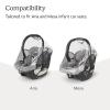UPPAbaby Rain Shield for Mesa and Aria Infant Car Seat Carriers – Waterproof and Windproof Coverage – Ventilated Design – Quick Attachment(8.7×8.6×2.8 Inch (Pack of 1))