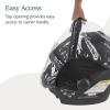 UPPAbaby Rain Shield for Mesa and Aria Infant Car Seat Carriers – Waterproof and Windproof Coverage – Ventilated Design – Quick Attachment(8.7×8.6×2.8 Inch (Pack of 1))