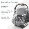 UPPAbaby Rain Shield for Mesa and Aria Infant Car Seat Carriers – Waterproof and Windproof Coverage – Ventilated Design – Quick Attachment(8.7×8.6×2.8 Inch (Pack of 1))