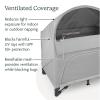 UPPAbaby Remi Canopy – Sun + Bug Protection – Ventilated Cover for Indoor or Outdoor Use – Folds Compactly for Travel