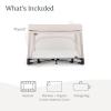 UPPAbaby Remi Playard | Deluxe 3-in-1 Portable Playard, Bedside Bassinet + Travel Crib| Mesh Bassinet, Mattress, Organic Cotton Mattress Cover + Storage Bag Included | Charlie (Sand Mélange)(Charlie (Sand Mélange))