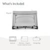 UPPAbaby Remi Playard | Deluxe 3-in-1 Portable Playard, Bedside Bassinet + Travel Crib| Mesh Bassinet, Mattress, Organic Cotton Mattress Cover + Storage Bag Included | Charlie (Sand Mélange)(Stella (Grey Brushed Mélange))