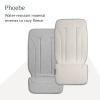 UPPAbaby Reversible Seat Liner/Water-Resistant and Comfortable/Easy Stroller Attachment/Phoebe (Breathable Light Grey/Cozy Fleece)(Phoebe)