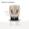 UPPAbaby Rove Convertible Car Seat – 2-in-1 Rear + Forward Facing – Quick + Secure 3-Step Install – Intuitive Safety Technology + Comfort Features – Cup Holder Included – Jake (Black Mélange)(Kavneer (Almond Mélange))